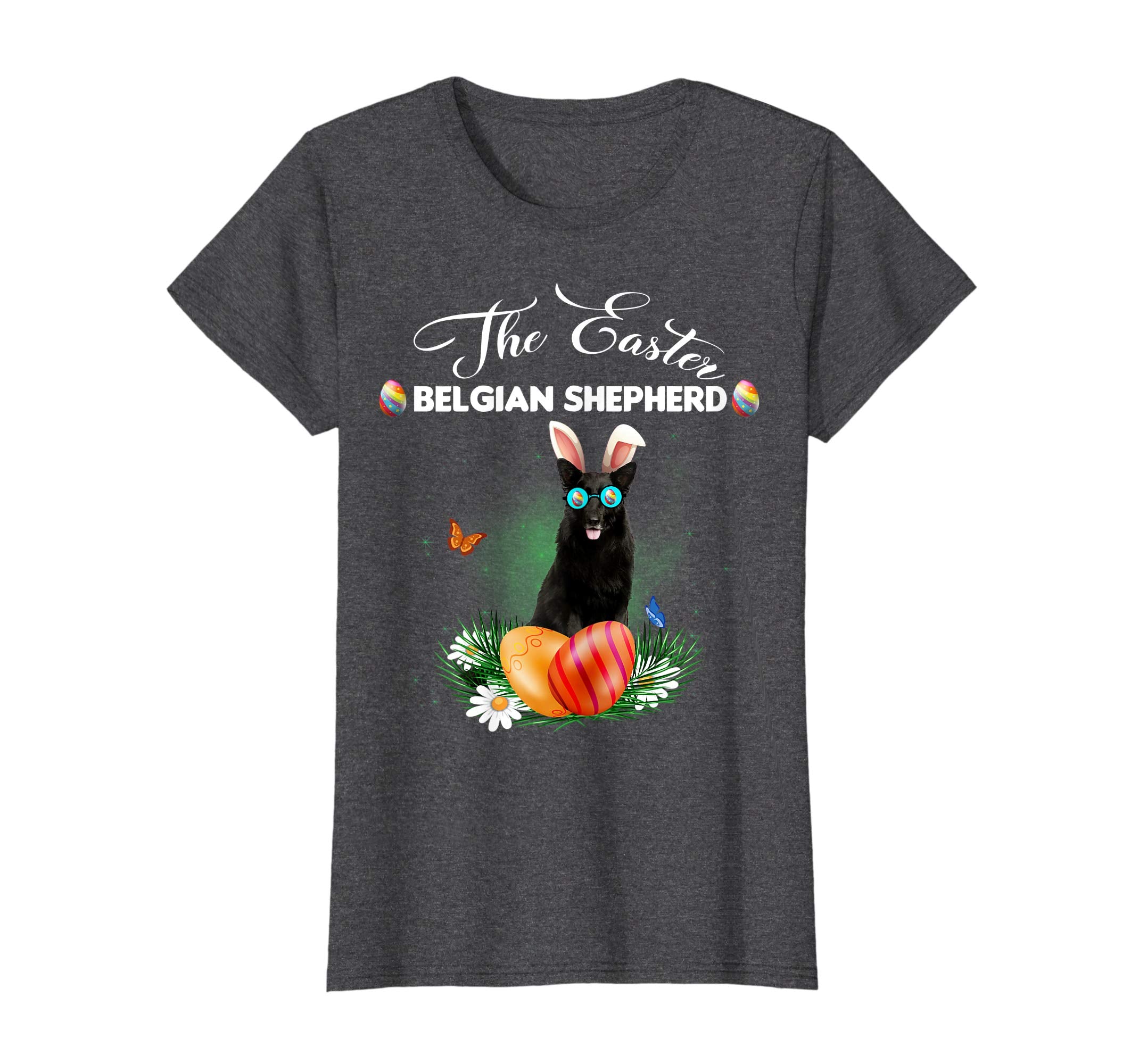 Belgian Shepherd Bunny Easter Day Dog Gifts T-Shirt