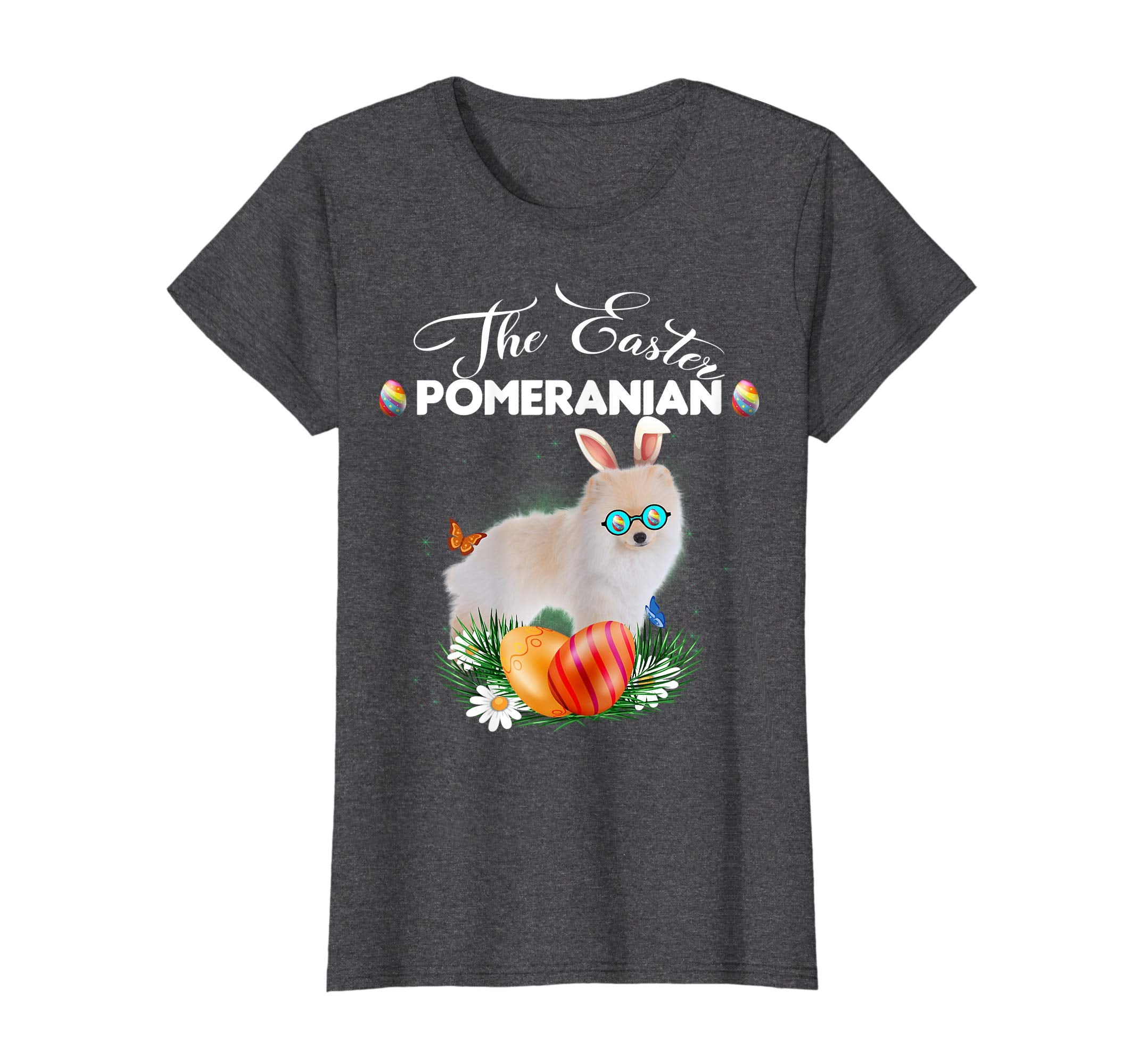 Pomeranian Bunny Easter Day Dog Gifts T-Shirt