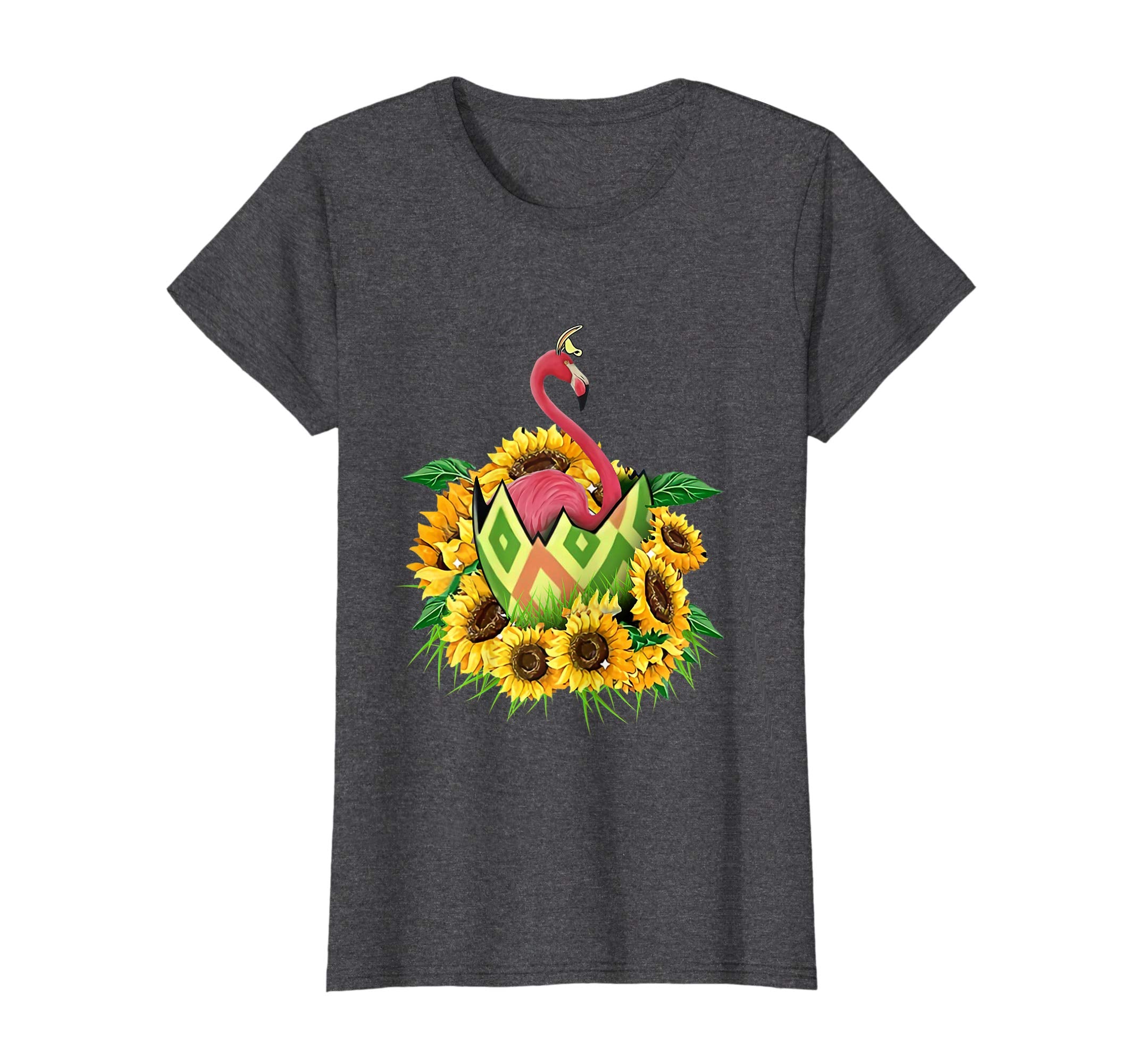 flamingo sunflower easter shirt