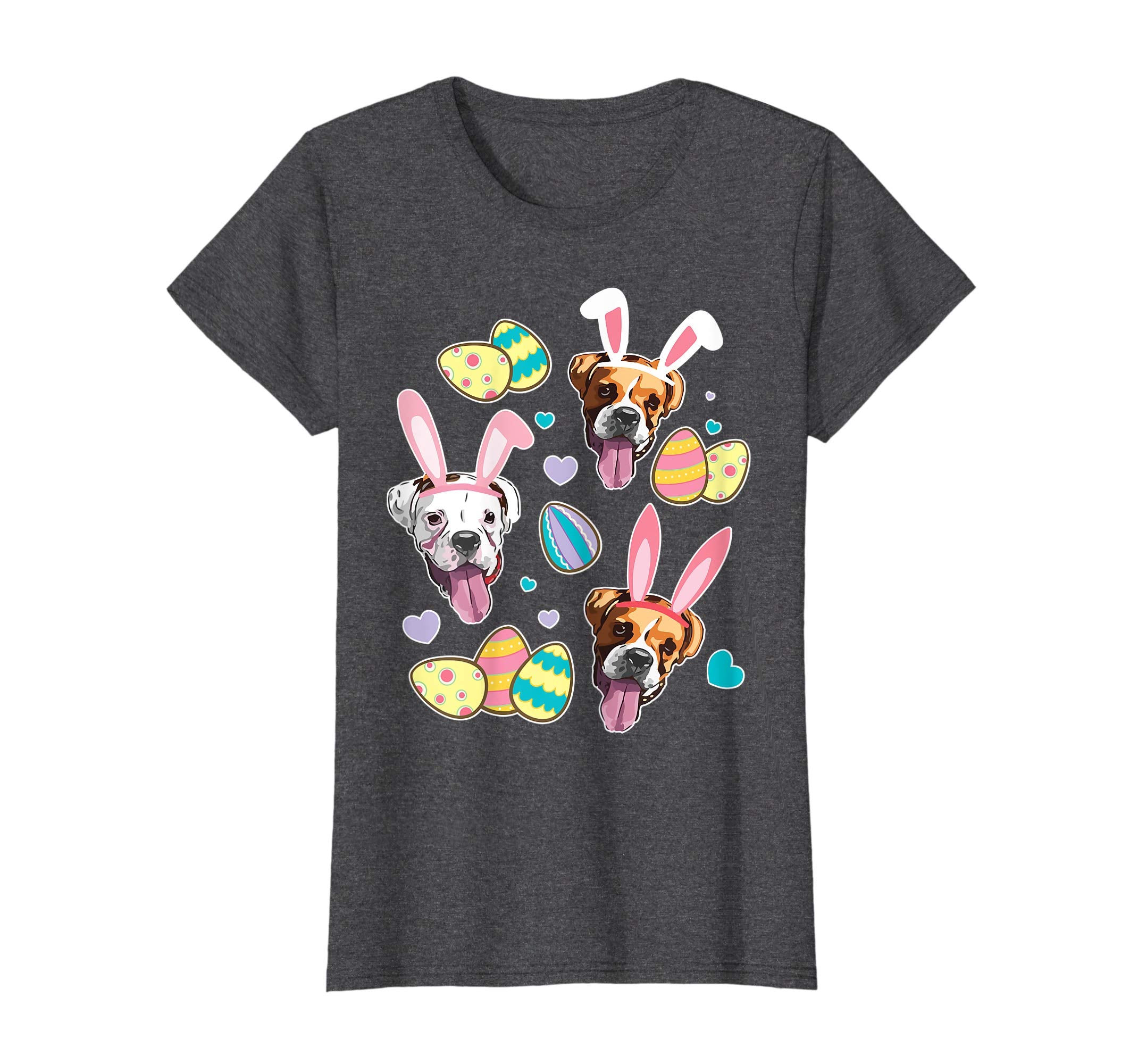 Boxer Bunny Dog &amp; Easter Eggs Happy Easter Day Love Shirt