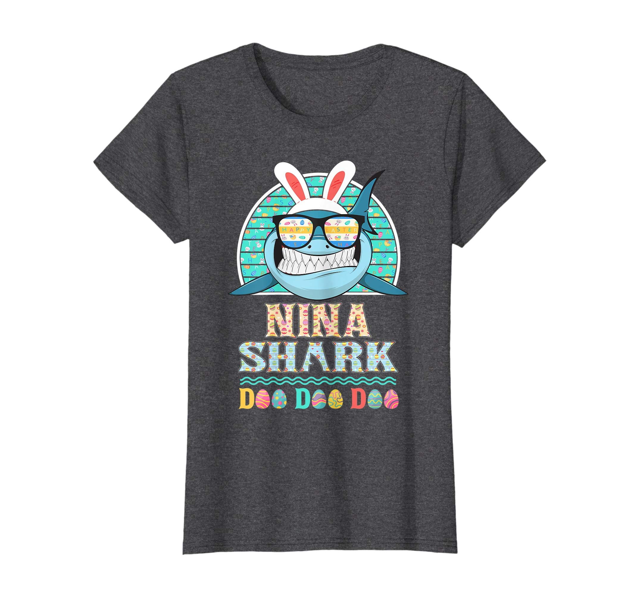 Funny Nina Shark Happy Easter Day Gift Family Shirt