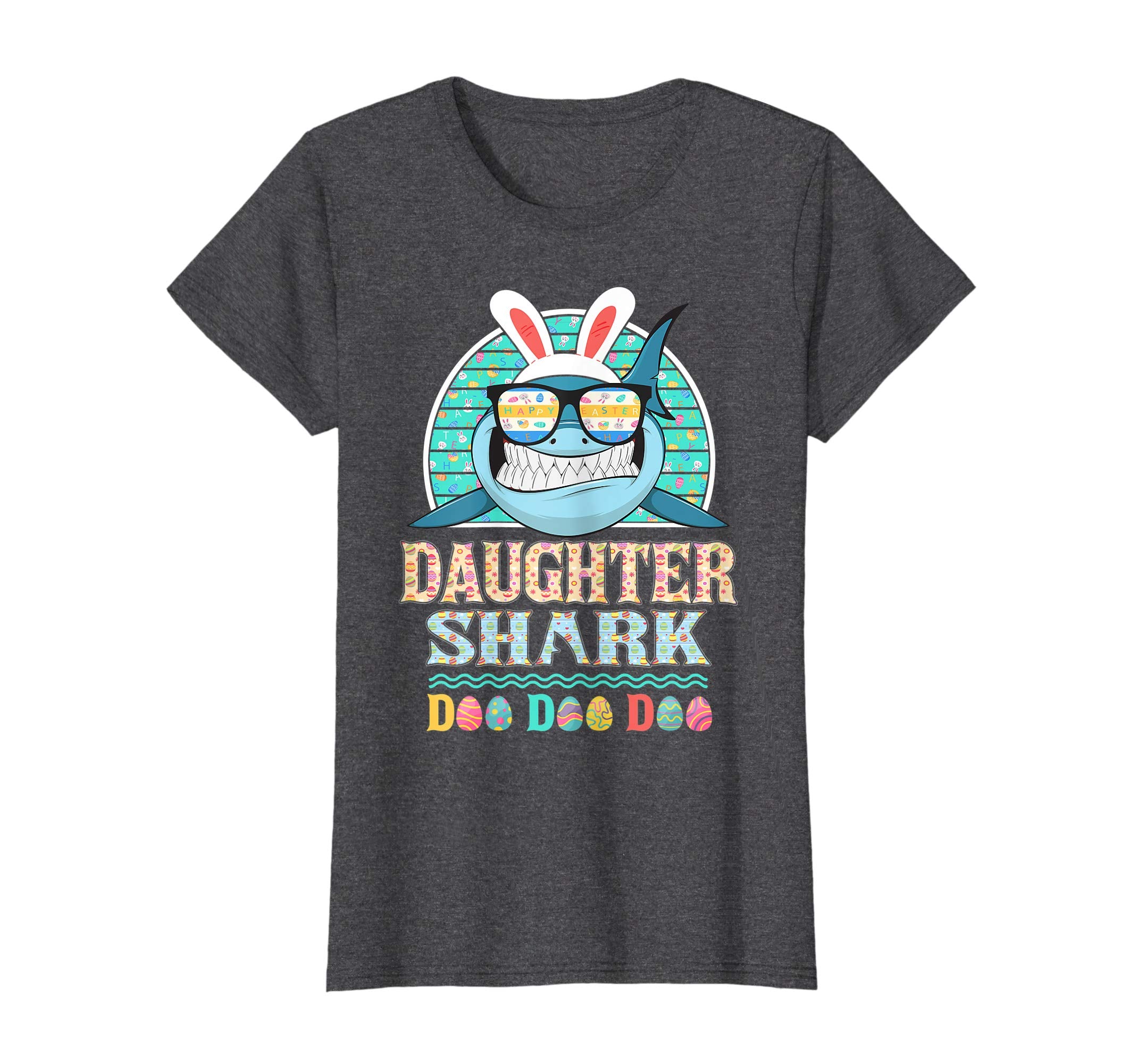Funny Daughter Shark Happy Easter Day Gift Family Shirt
