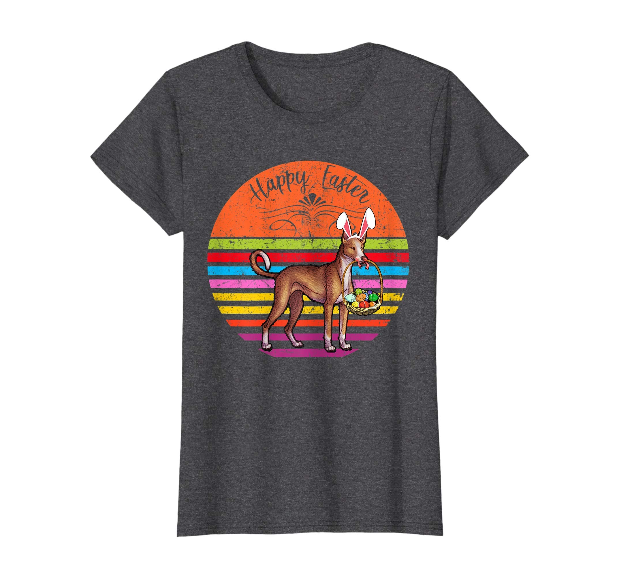 Vintage Ibizan Hound Dog Easter Eggs Basket T Shirt