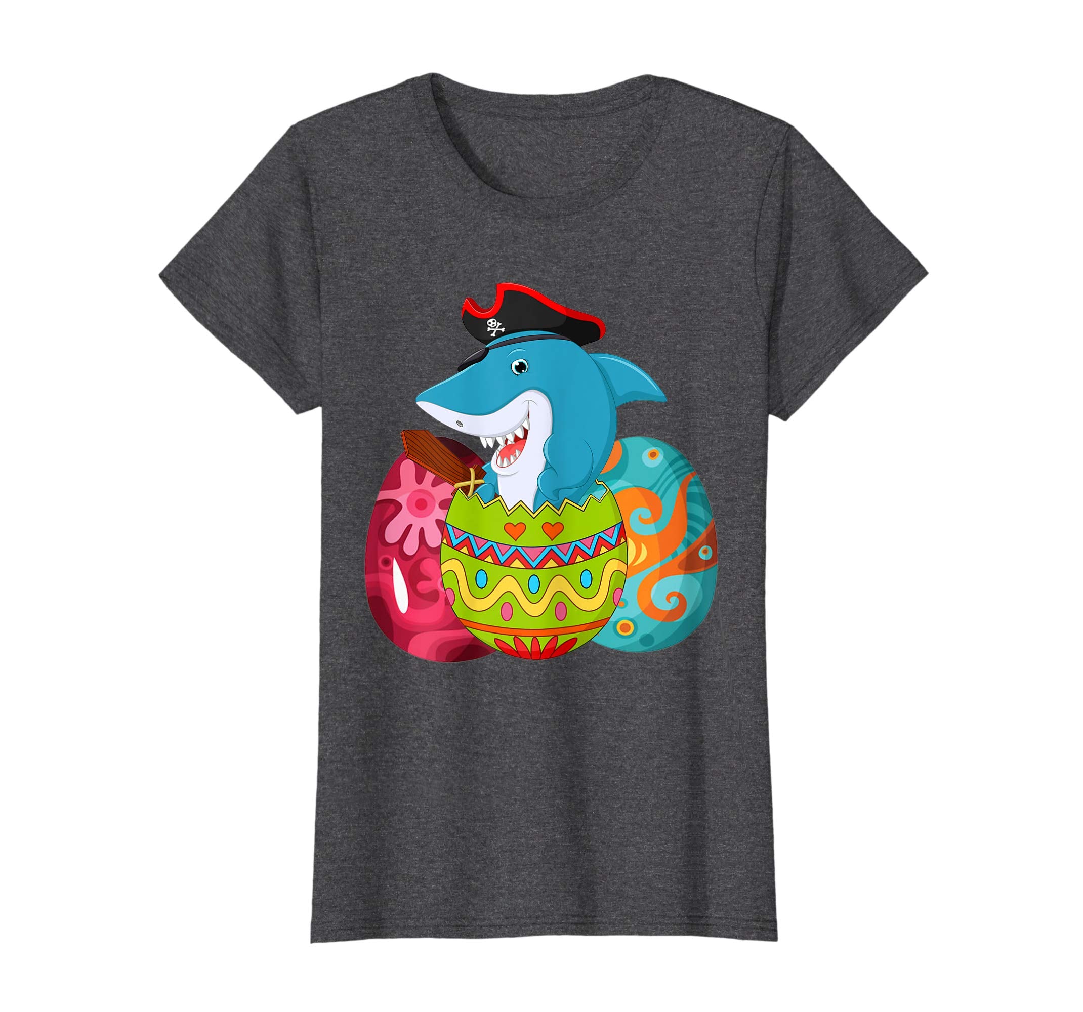 Cute shark inside Easter Eggs Tshirt Easter Shirt for kids