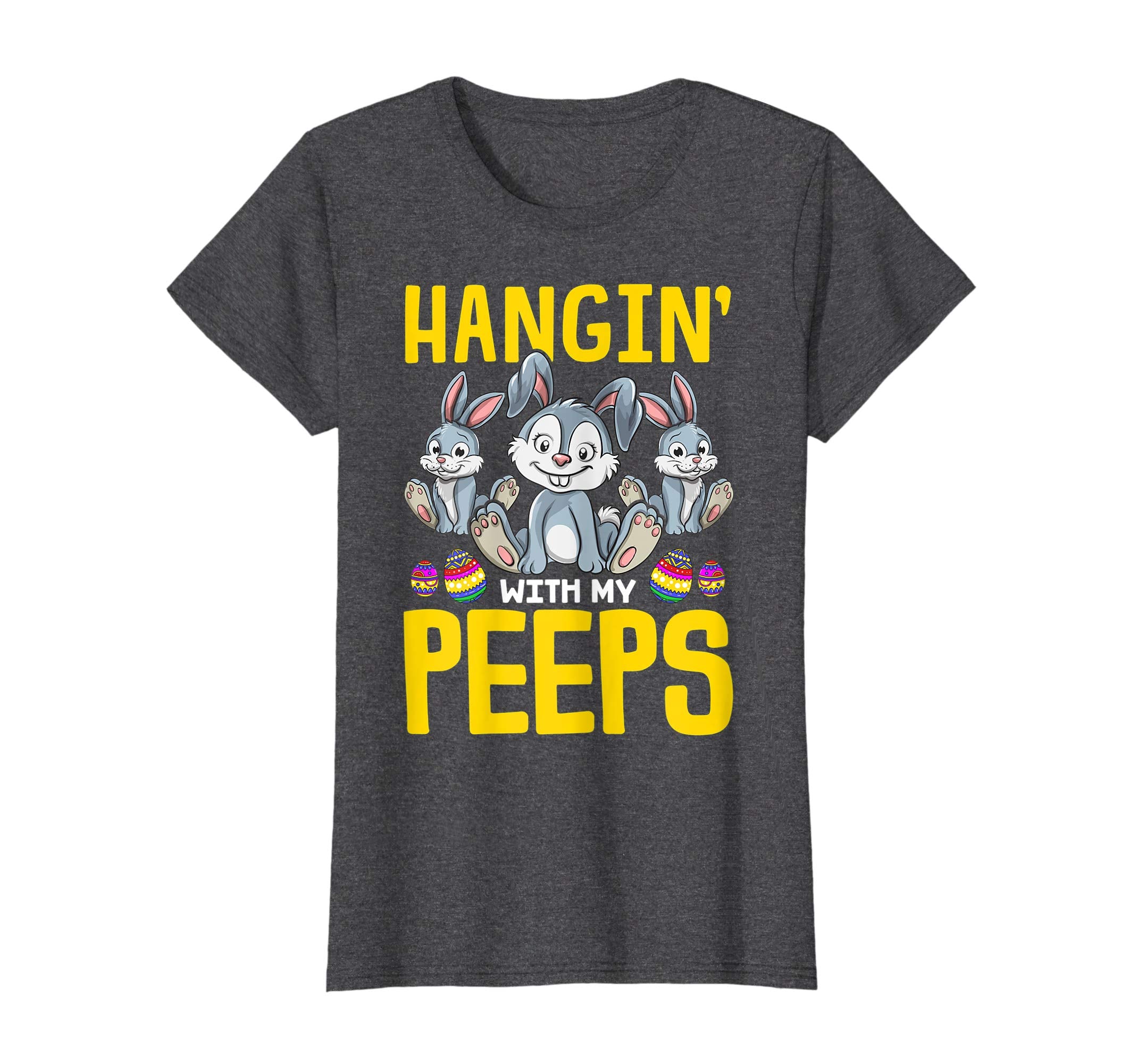 Hanging With My Peeps Shirt Easter Bunny Gift for Boys Girls