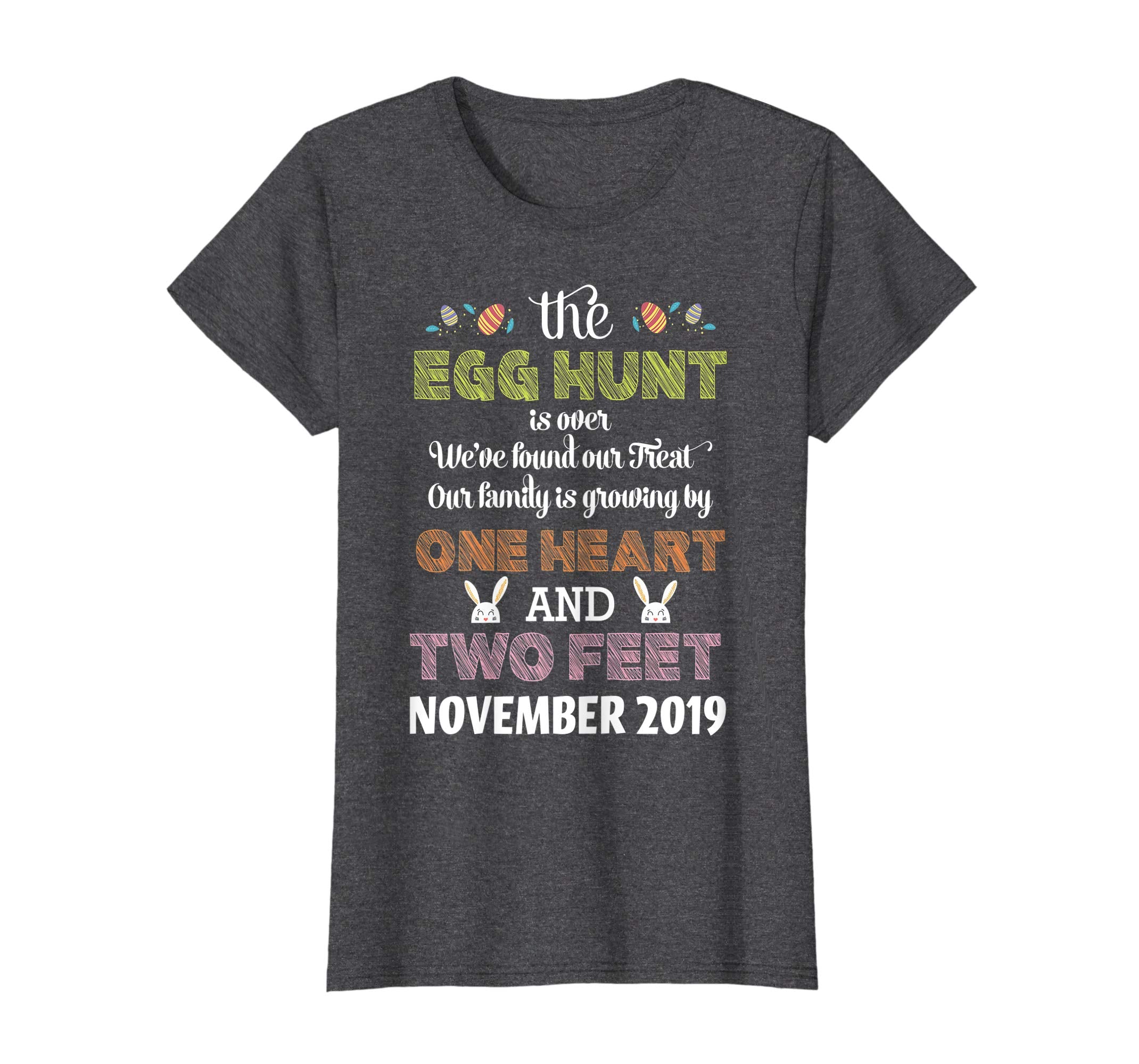 Pregnancy Announcement Due In November 2019 Easter Tshirt