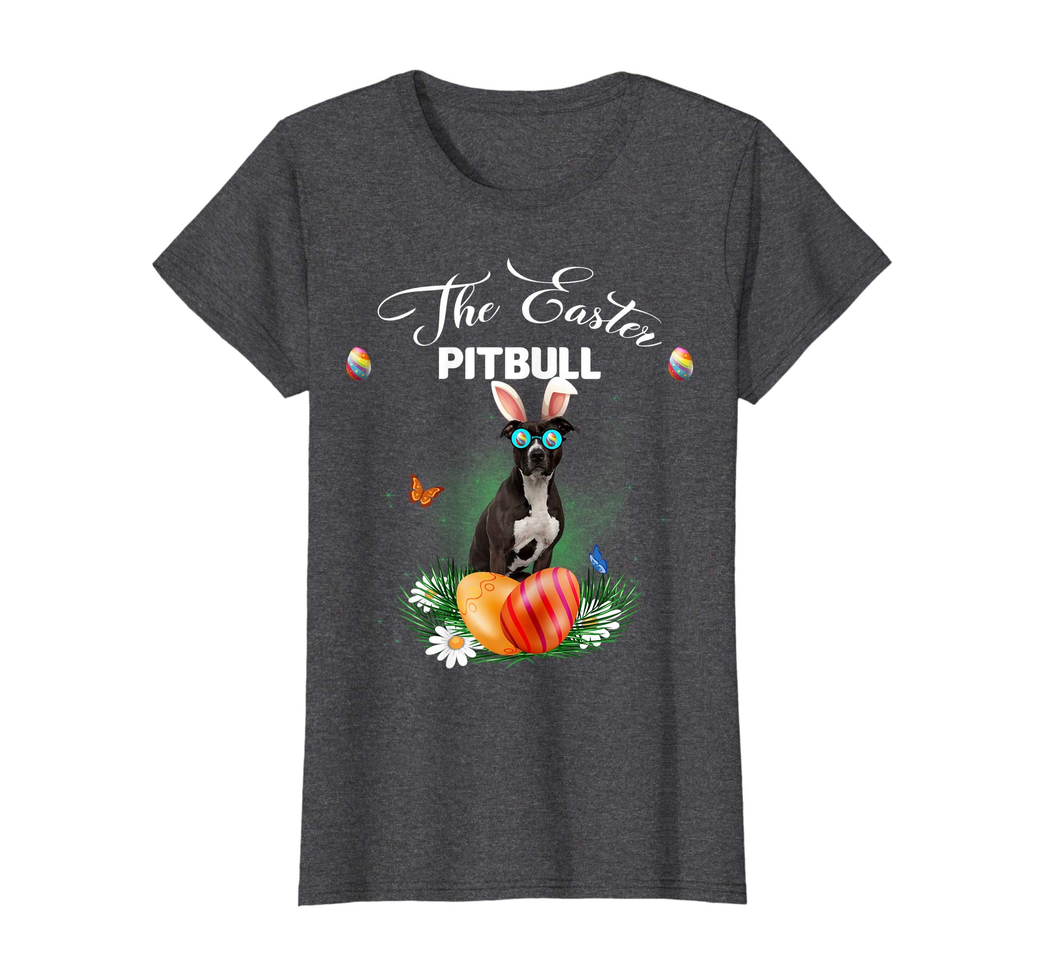 Pitbull Bunny Easter Day Dog Gifts T-Shirt