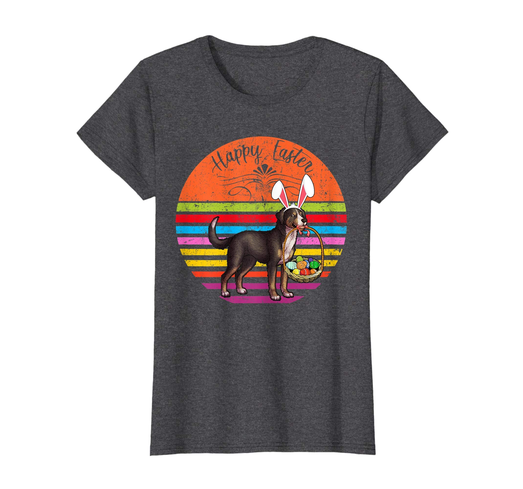 Vintage Greater Swiss Mountain Dog Easter Eggs Basket Shirt