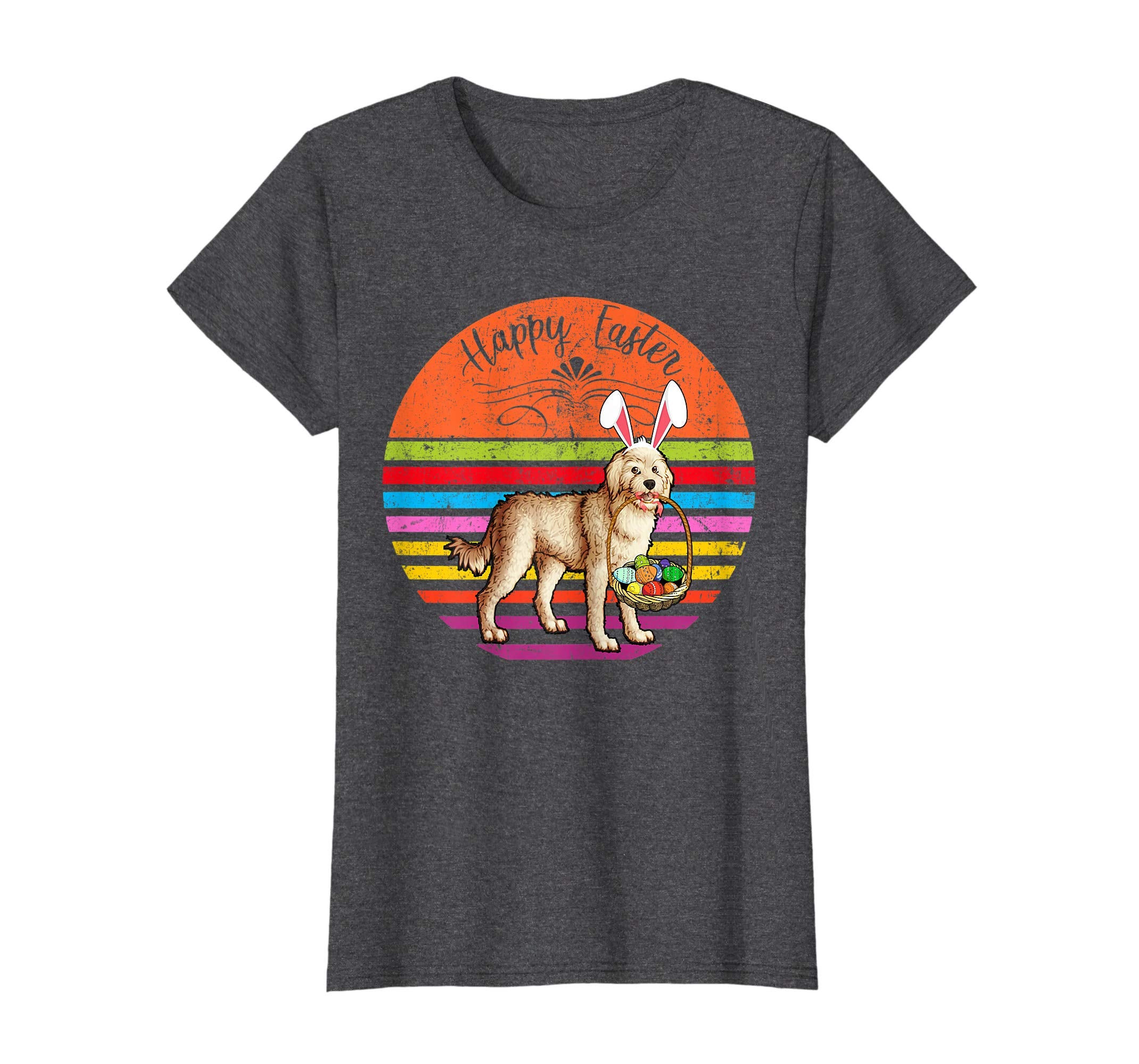Vintage Cockapoo Dog Easter Eggs Basket T Shirt