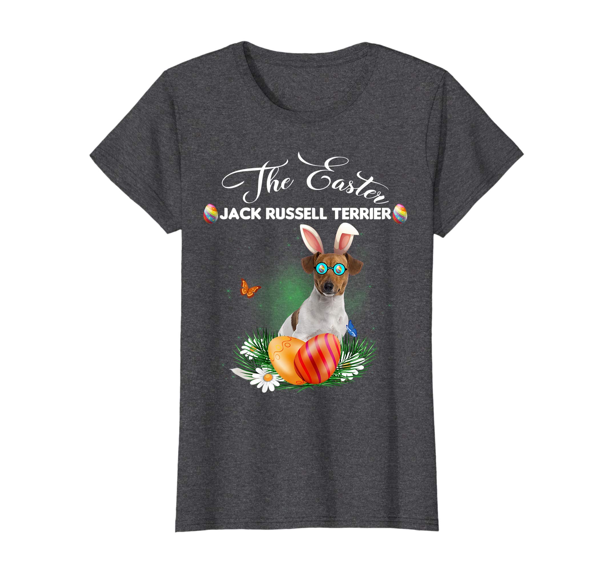 Jack Russell Terrier Bunny Easter Day Dog Gifts T-Shirt