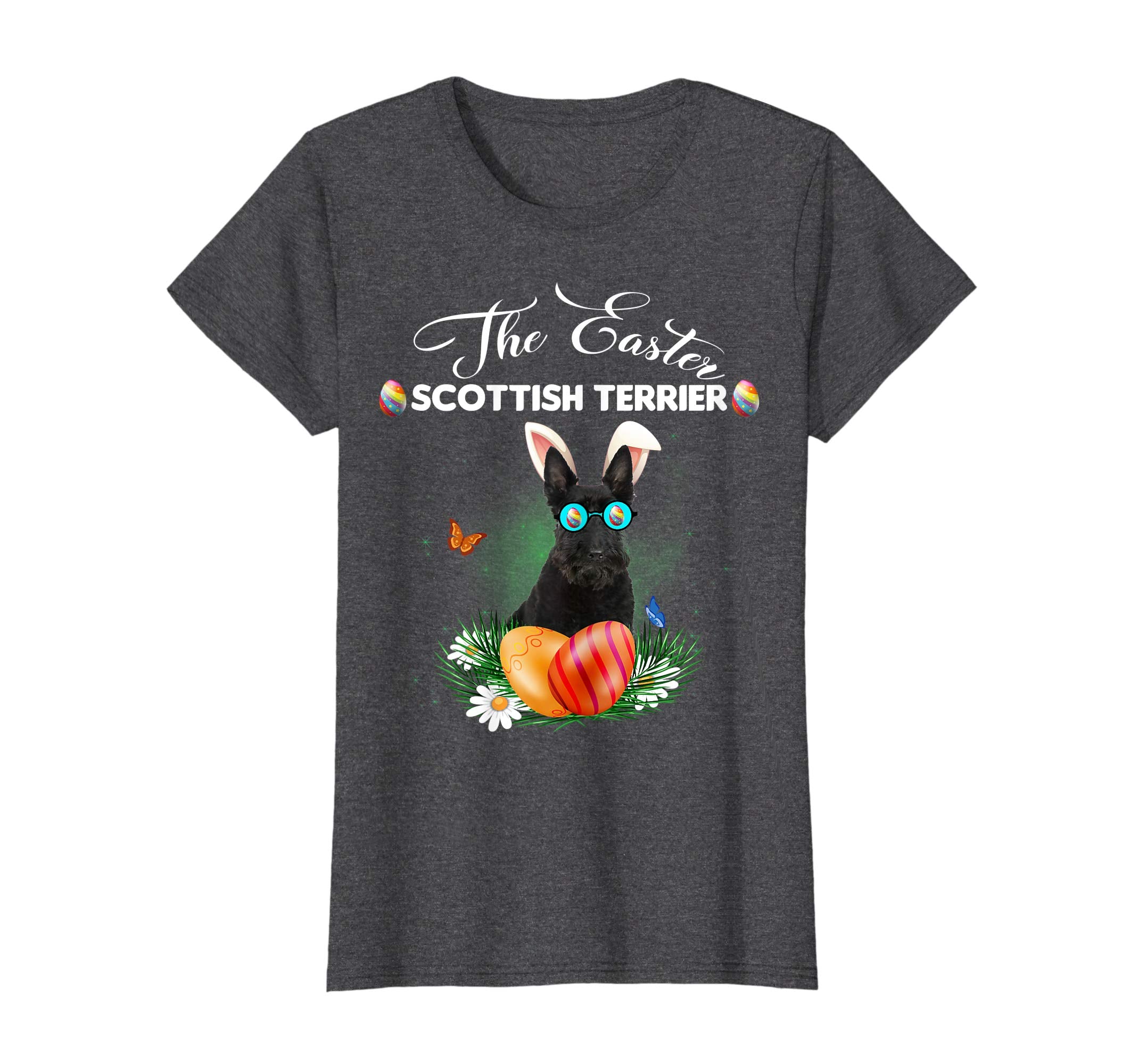 Scottish Terrier Bunny Easter Day Dog Gifts T-Shirt