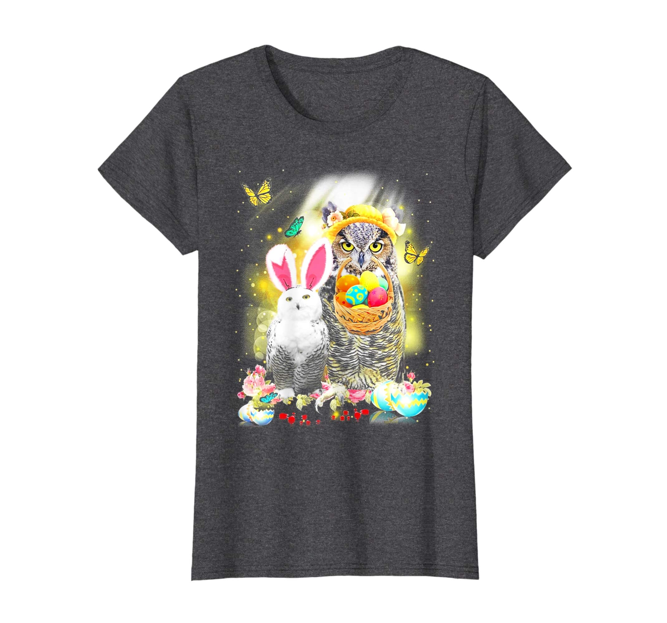 Owl Rabbit Peeps Eggs Funny Easter Lover Gift Tee Shirt