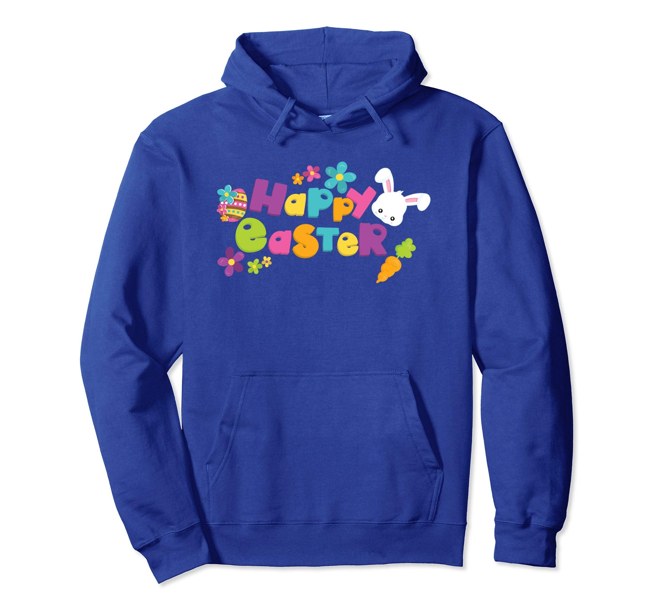 Happy Easter Shirt Cute Bunny Flower Carrots Hoody Hoodie