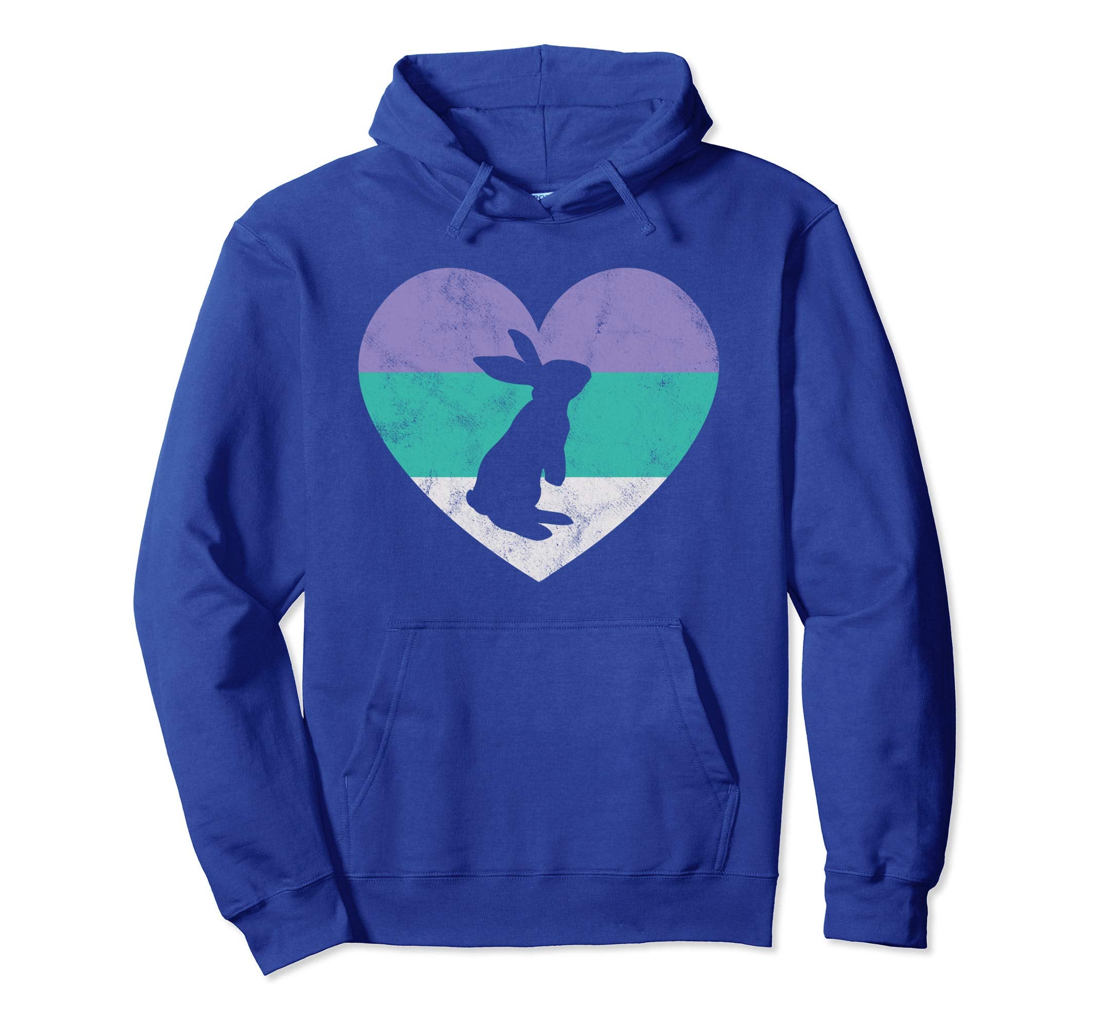 Rabbit Gift Hoodie For Women &amp; Girls | Cute Easter Retro