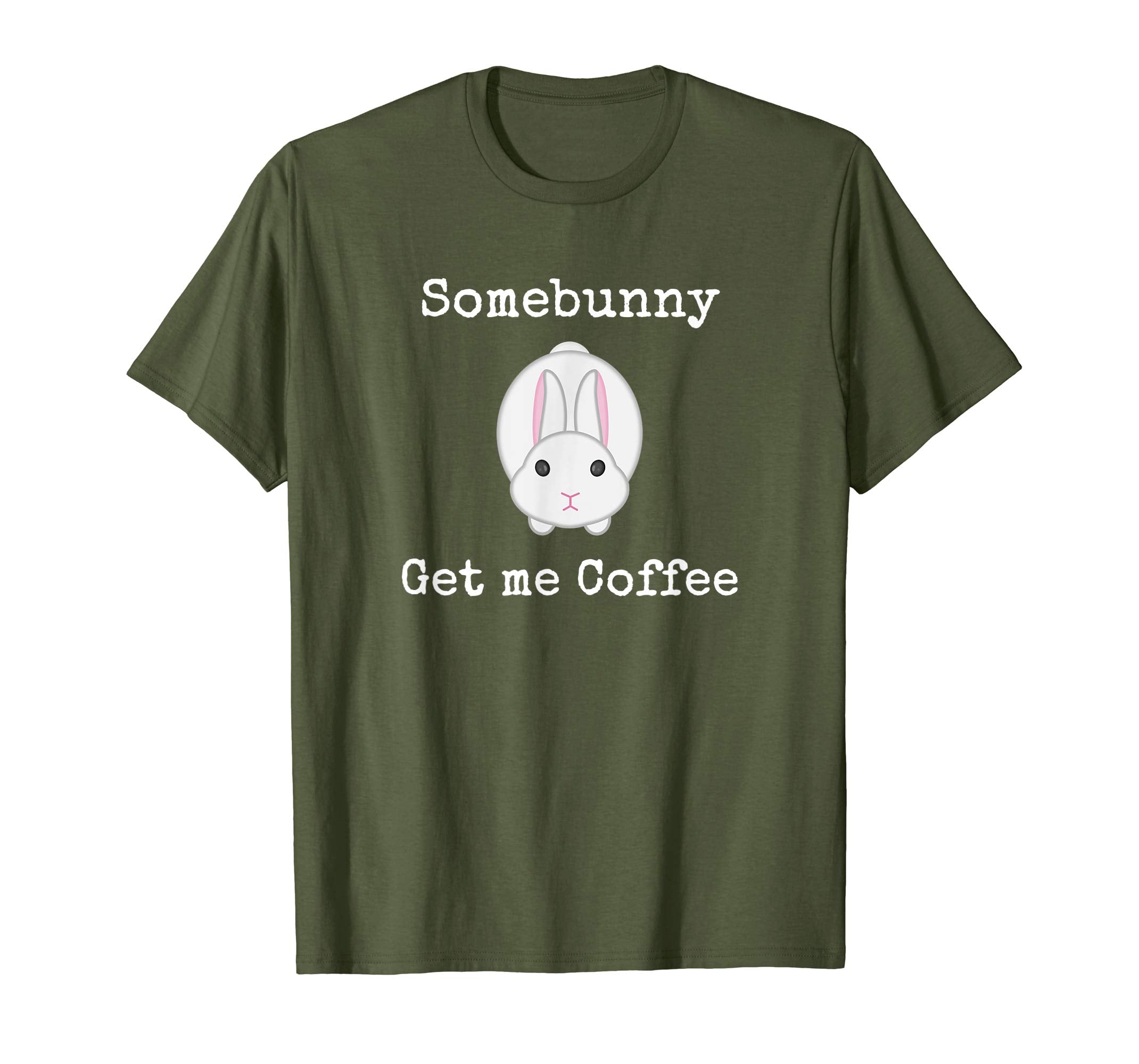 Easter Gift for Men Women Some Bunny Get me Coffee Tshirt