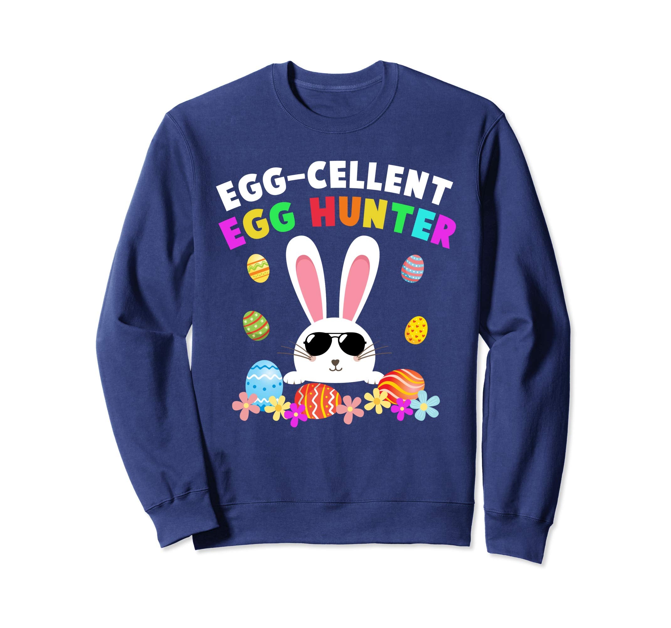 Egg-cellent Egg Hunter Easter T-Shirt Boys Girls Bunny Gift