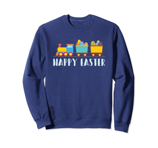 Happy Easter Cute Train With Easter Egg Sweatshirt Gift