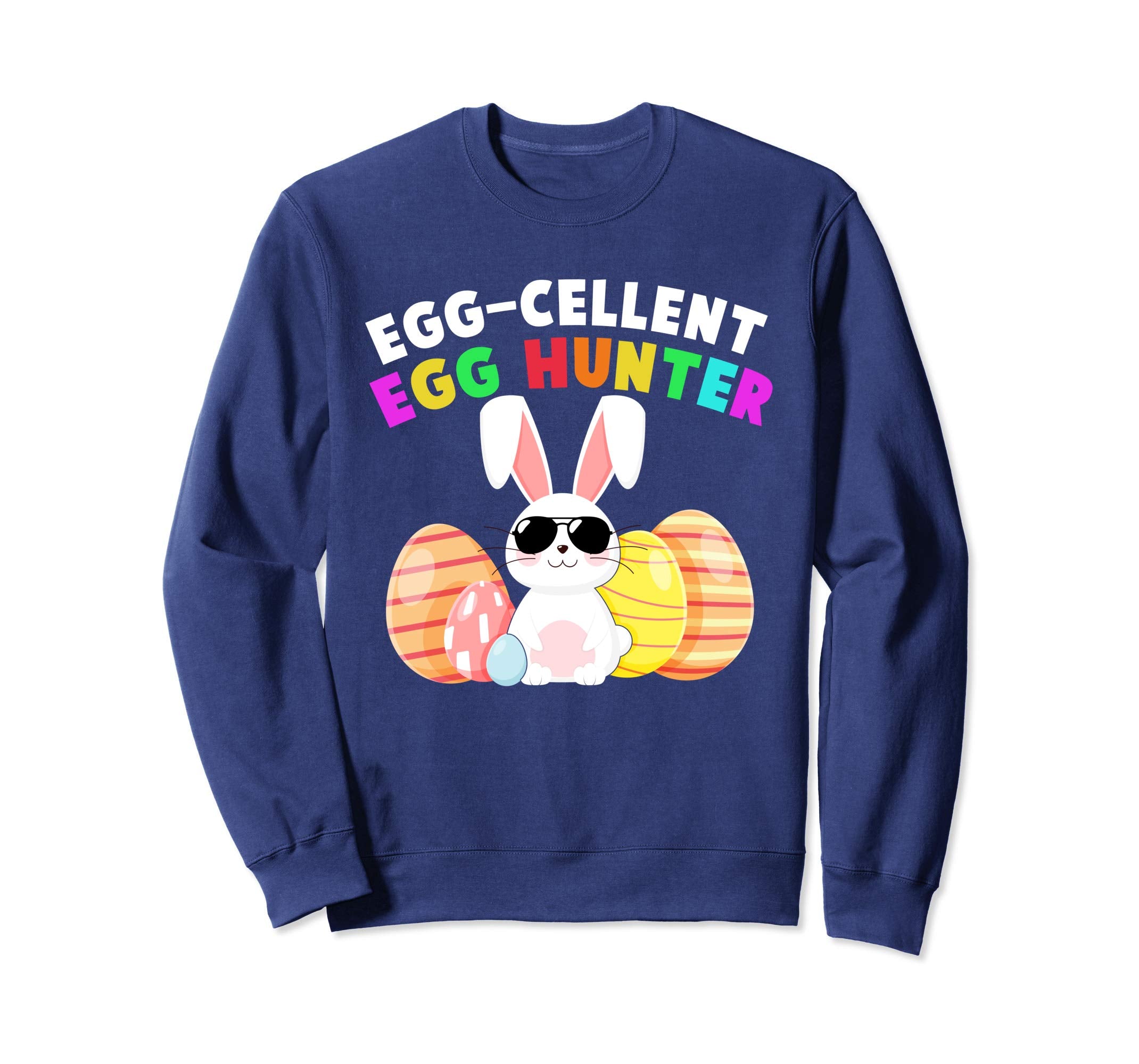 Egg-cellent Egg Hunter Easter T-Shirt Boys Girls Bunny Gift