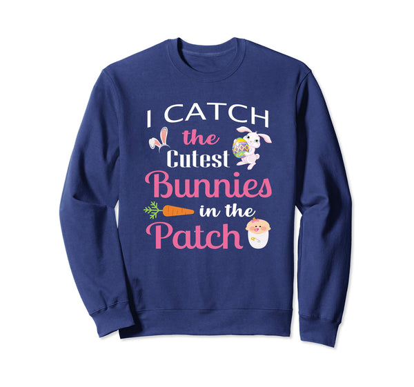 Midwife bunny easter tshirt gifts I catch the cutest bunnies