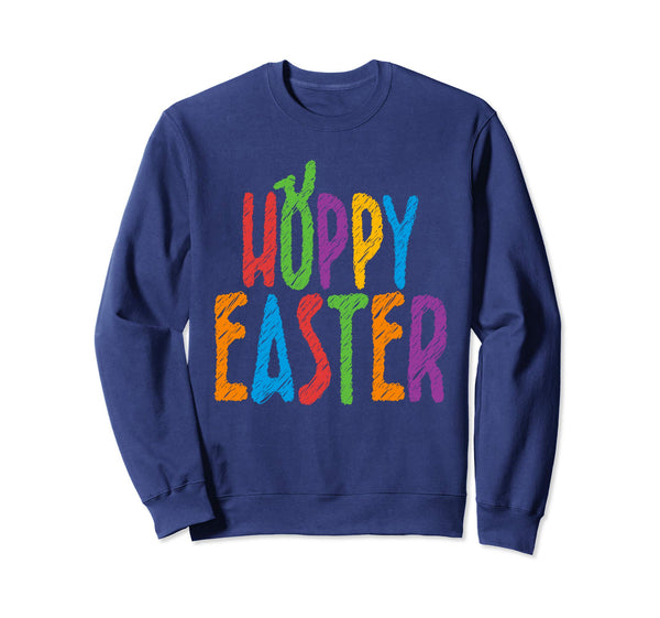 Hoppy Easter Sweatshirt Happy Easter Gift Easter Bunny