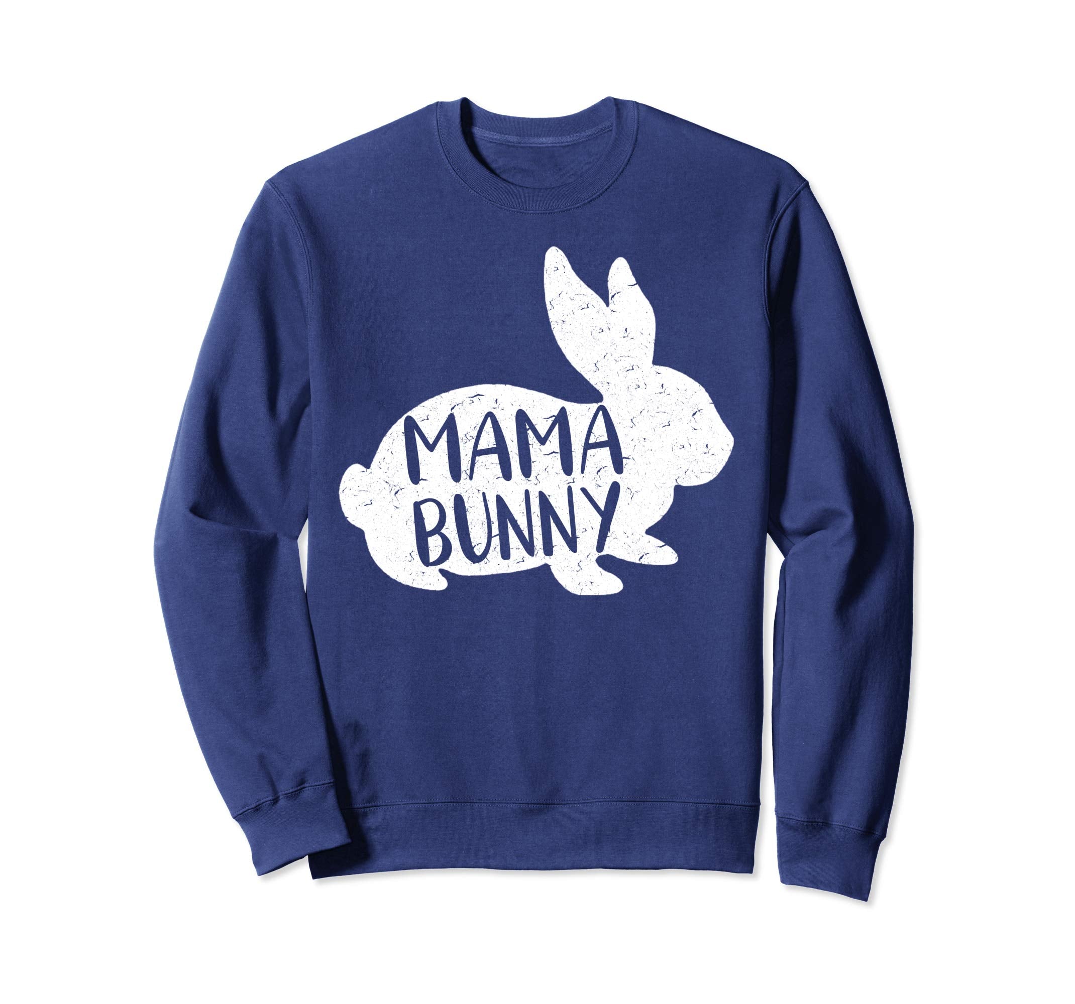 Mama Bunny Sweatshirt Cute Matching Couple Easter Shirt