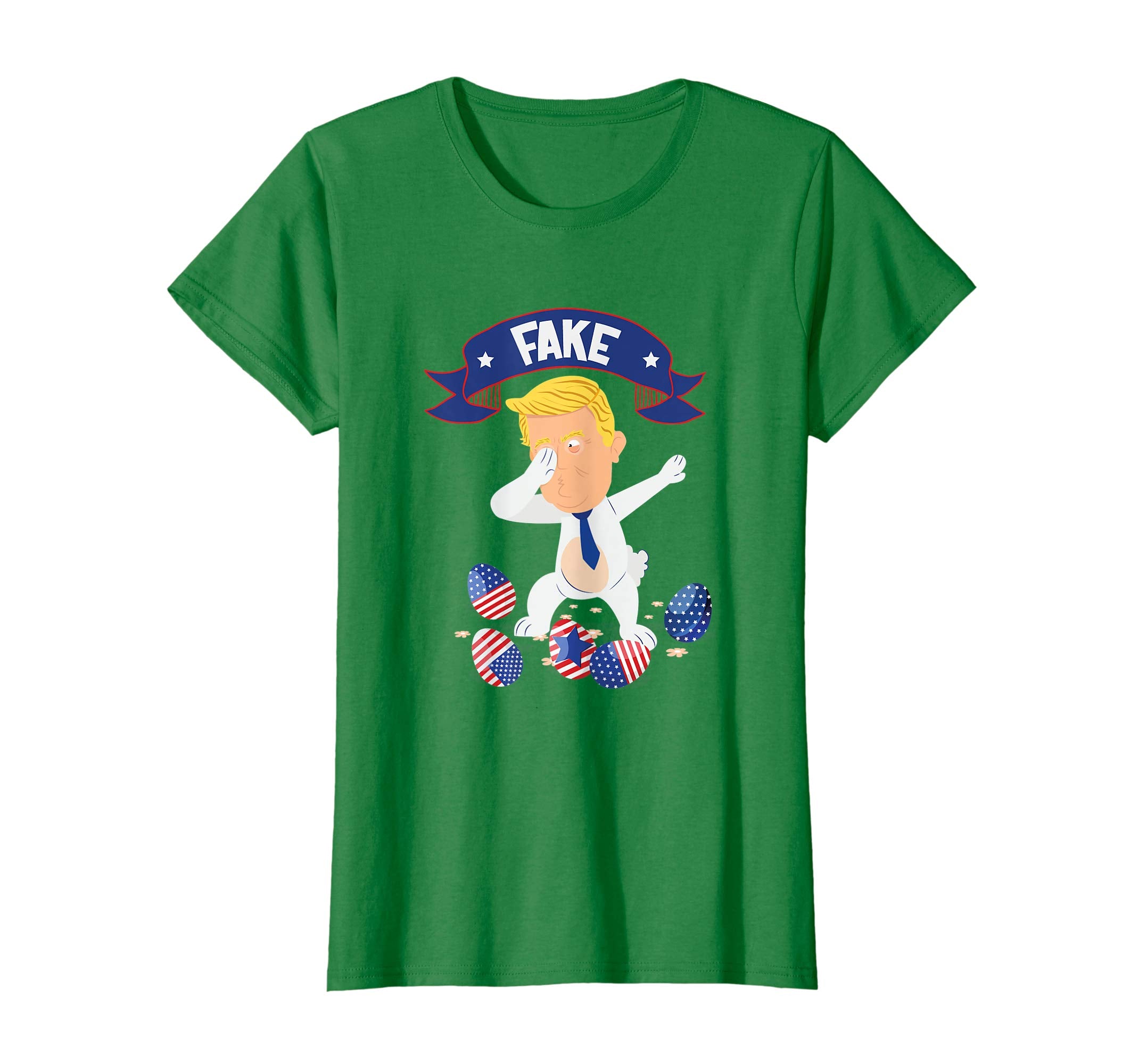 Funny Easter T Shirts Trump Dabbing Shirt Fake Bunny Eggs