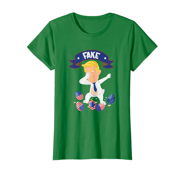 Funny Easter T Shirts Trump Dabbing Shirt Fake Bunny Eggs