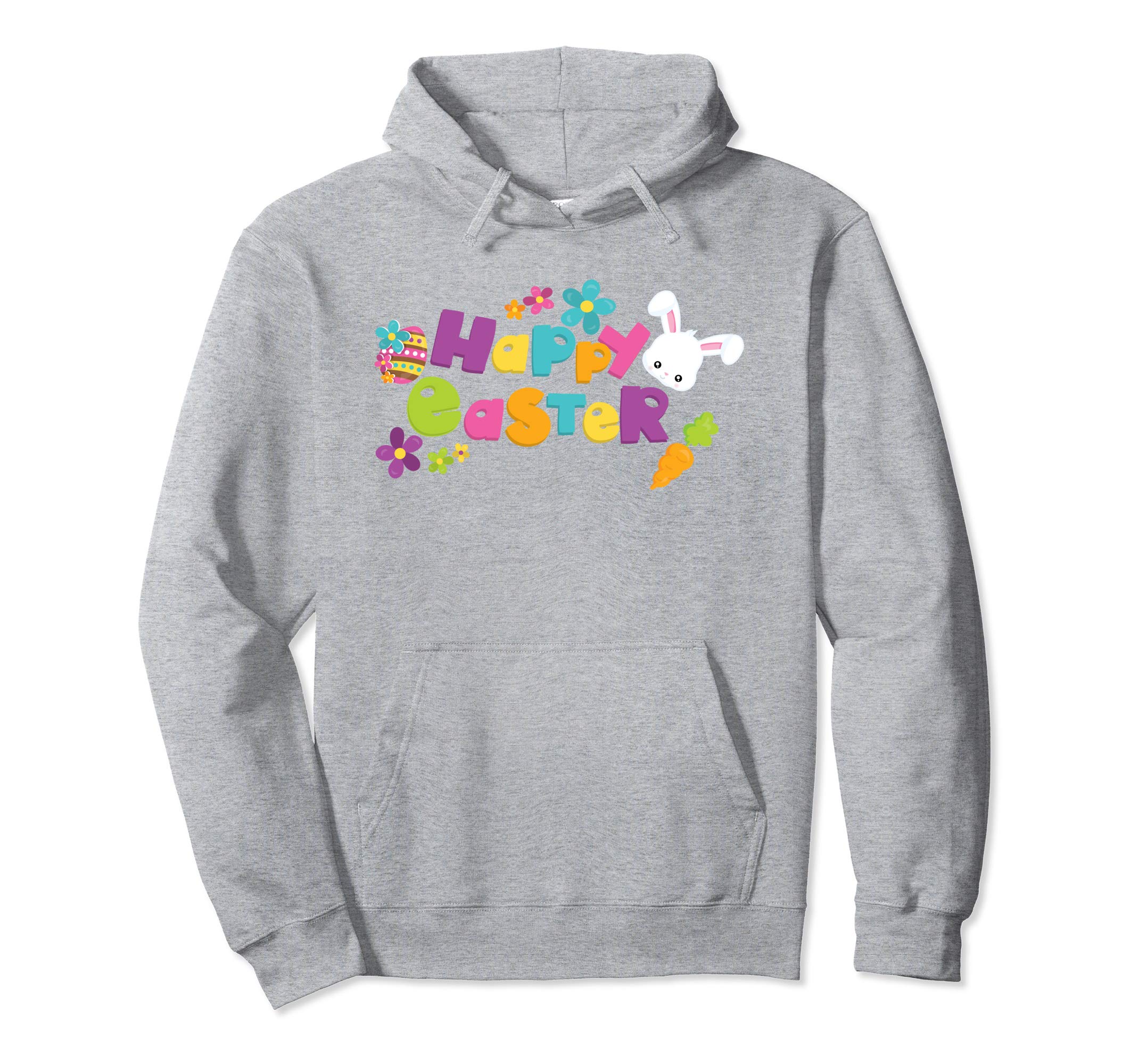 Happy Easter Shirt Cute Bunny Flower Carrots Hoody Hoodie