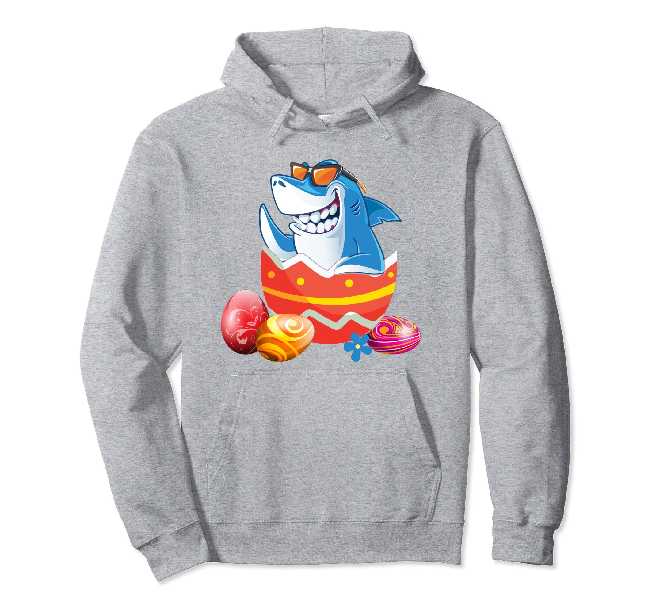 Easter Shirts For Kids Boys Girls Shark Shirt Easter Eggs