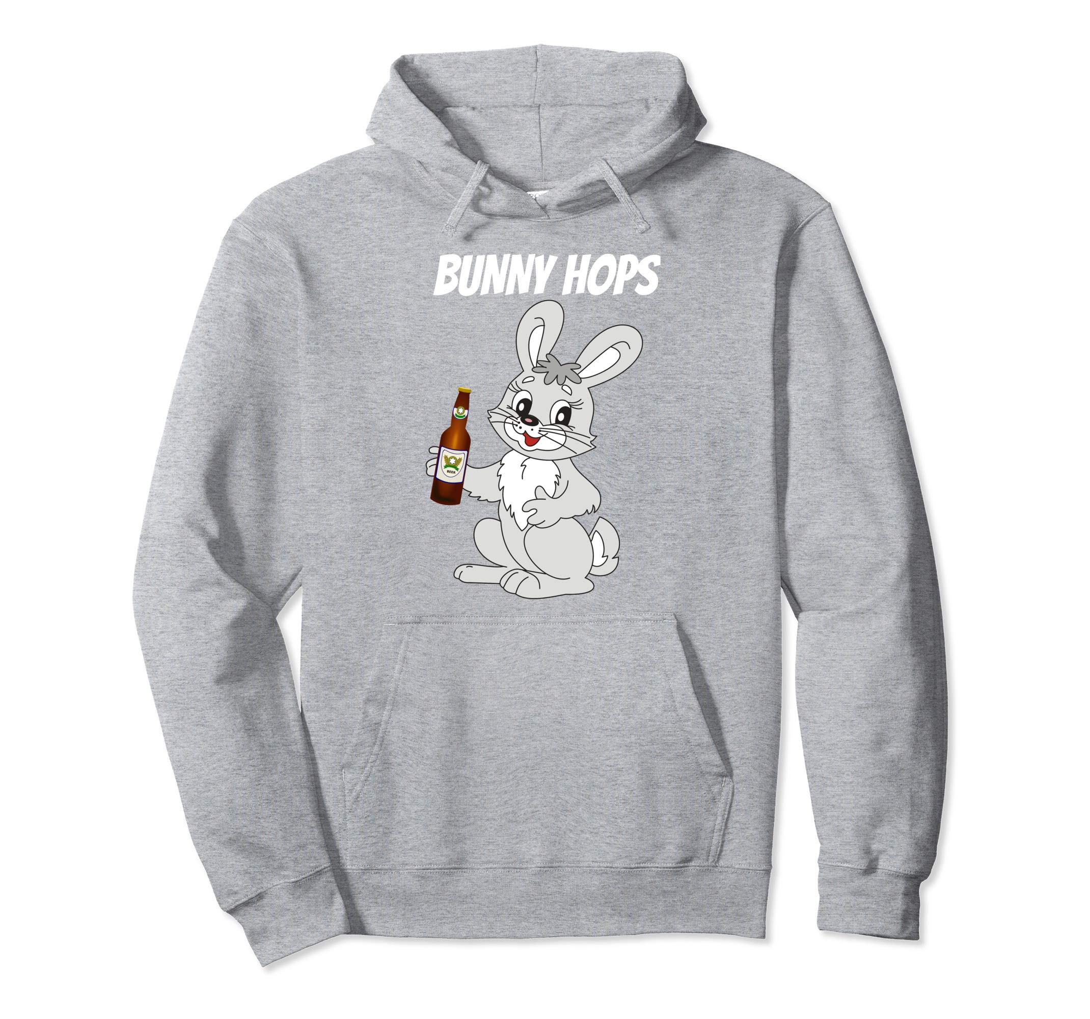 BUNNY HOPS Man's T Shirt Graphic Woman's HOODIE easter party