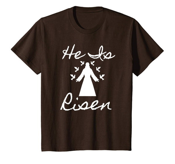 Christian Easter He Is Risen Tshirt Peace Birds and Jesus