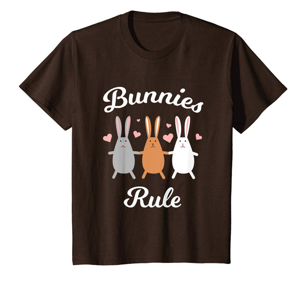 Easter Bunny Eggs Rule T shirt Gifts for Kids Boys Girls