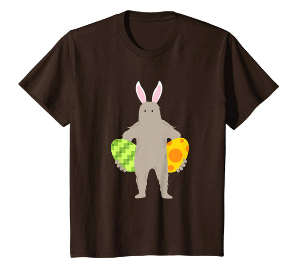 Easter Bunny Eggs Bigfoot T shirt Gifts for Kids Boys Girls