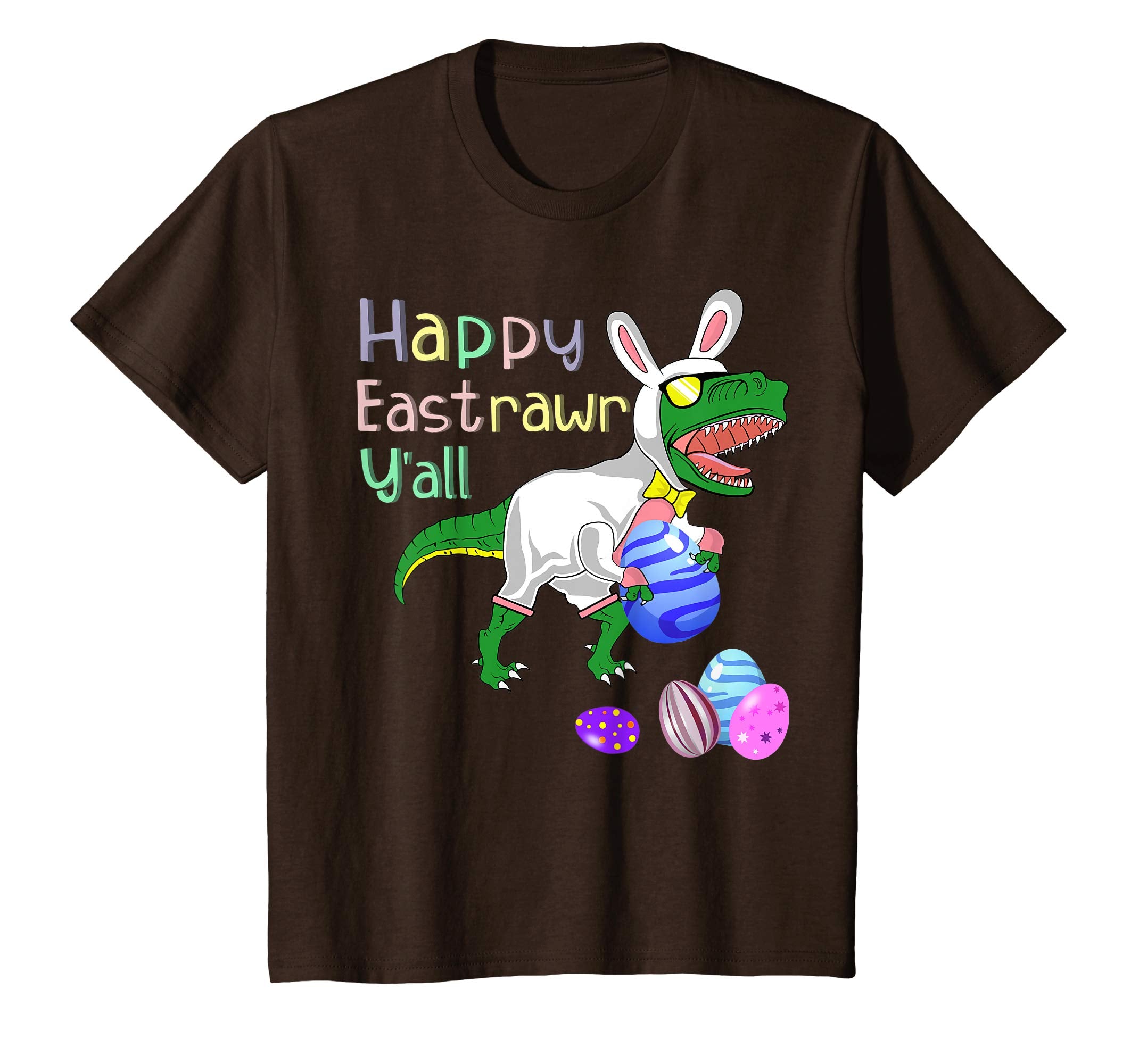 Easter Dinosaur T-Rex Shirt Funny Eastrawr Egg Bunny Tee