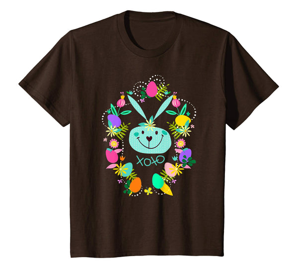 Cute Easter T-Shirt Bunny Flowers for Women and Girls