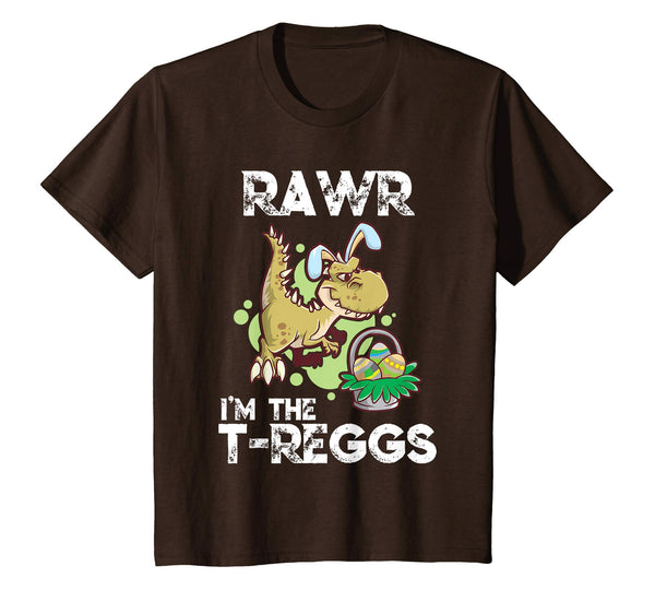 Kids Kids T Rex Easter Bunny Dino T-Shirt Gift Idea Boy &amp; Girl