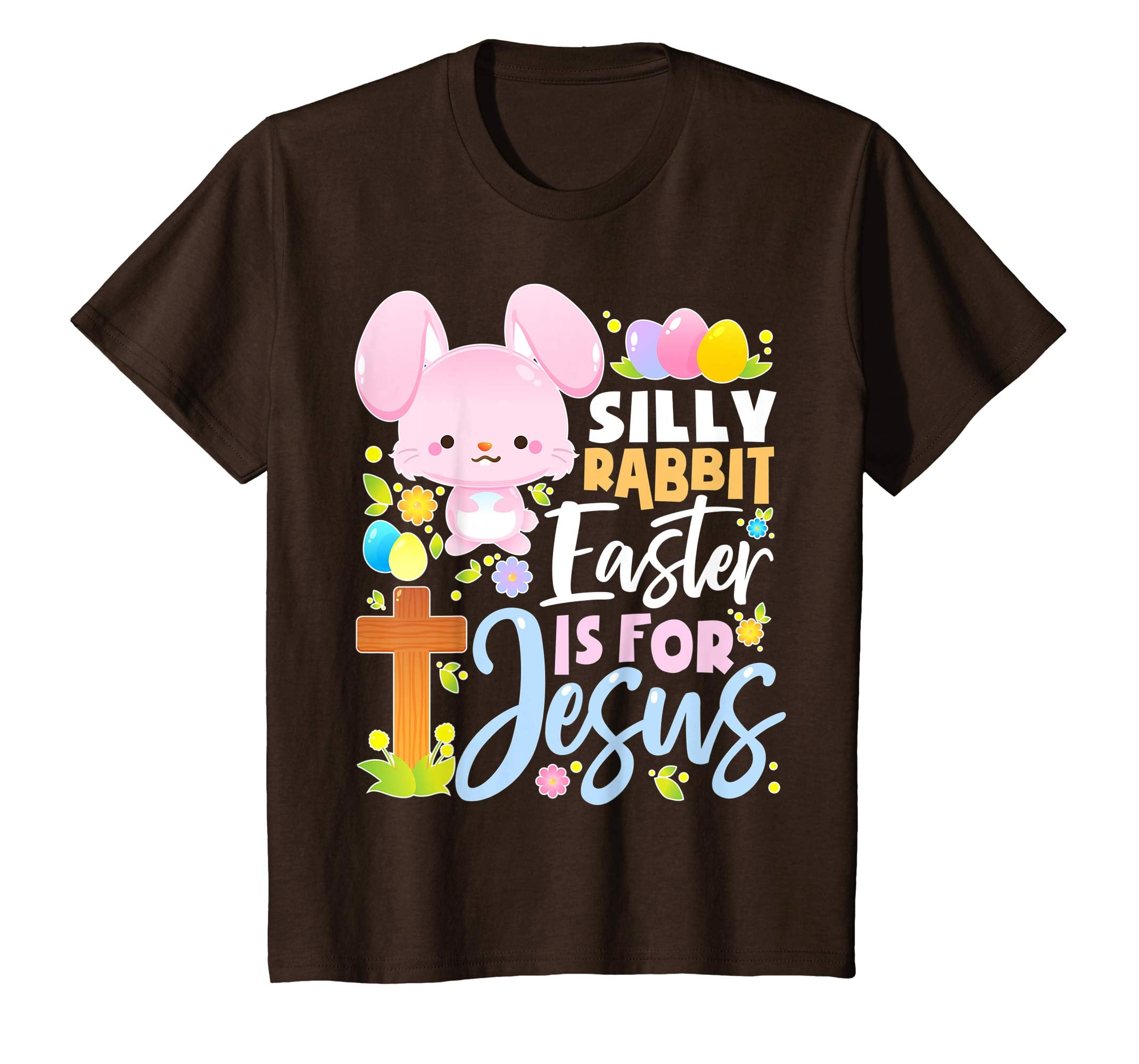 EASTER TShirt - Silly Rabbit Easter Is For Jesus Boys Girls