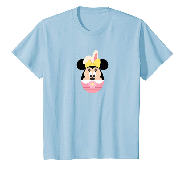 Disney Minnie Mouse Bunny Ears Pink Easter Egg T-Shirt