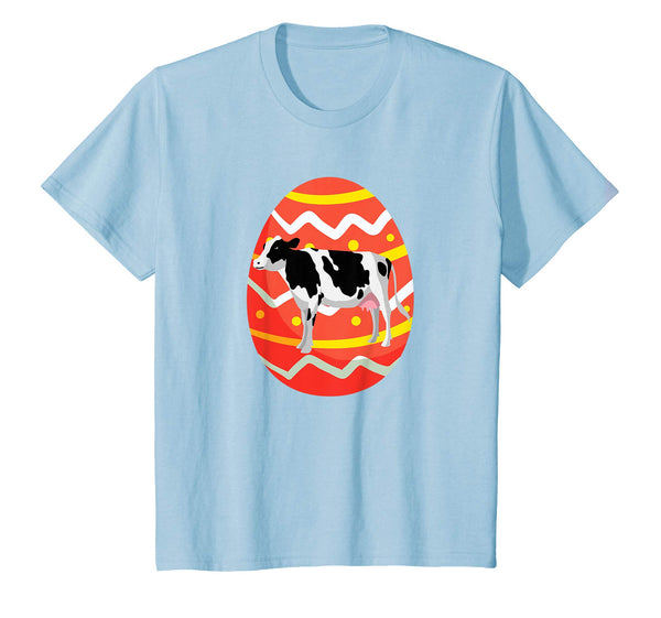 Funny Cow Easter Eggs T-Shirt Gifts for Kids Boys Girls