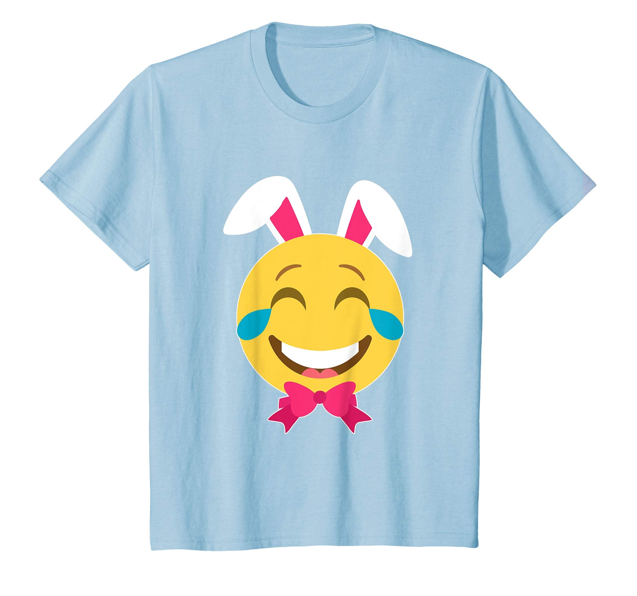 Smile Emotion Girl Face Bunny Rabbit Happy Easter Day Shirt