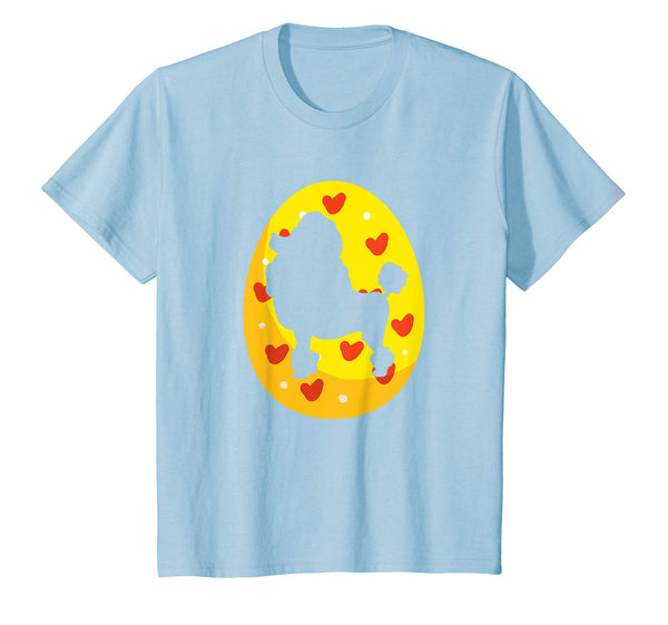 Poodle Easter Bunny Egg T-Shirt Dog Easter Gift
