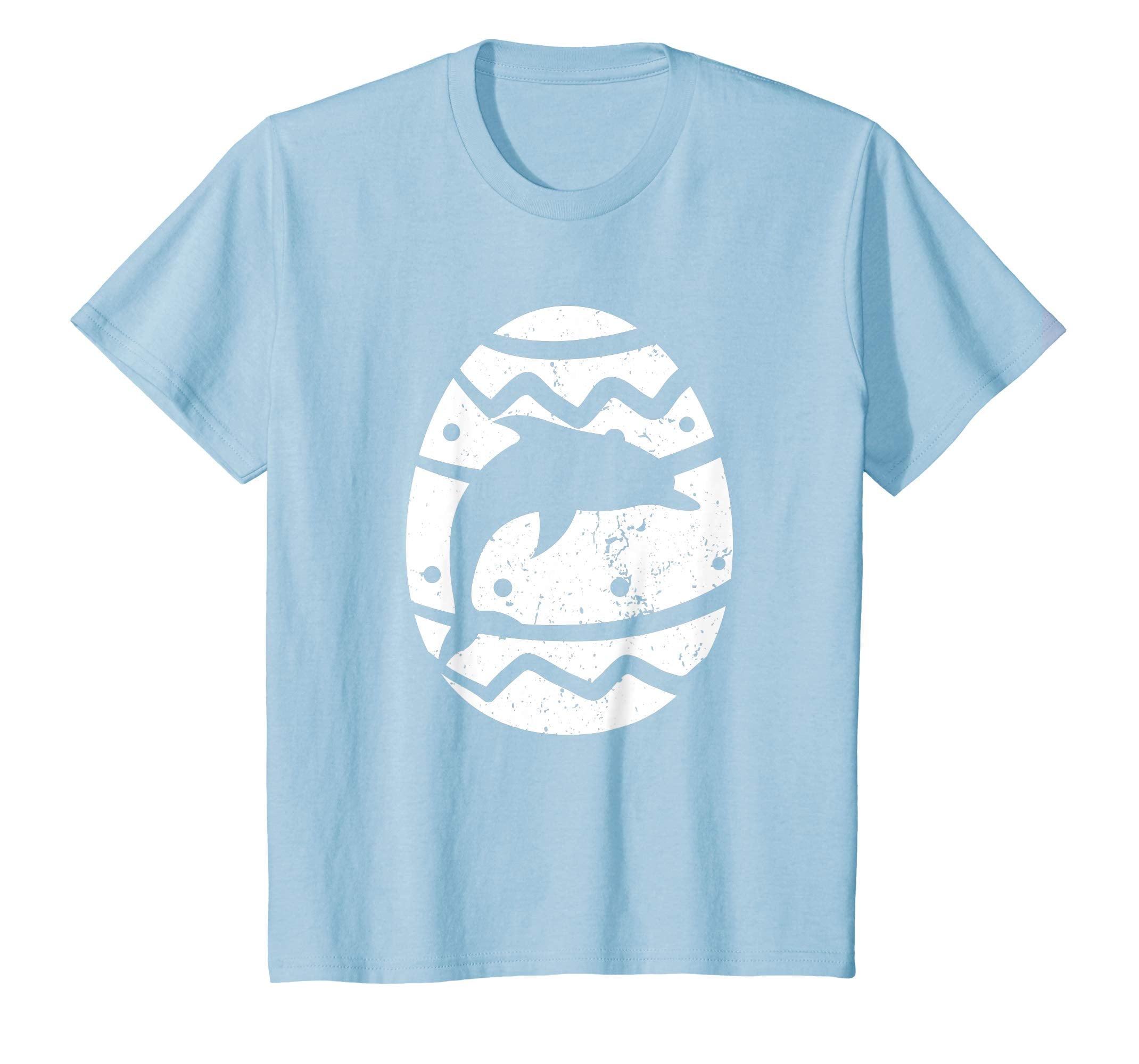 Vintage Dolphin Easter Egg T-Shirt Funny Dolphin Easter Gift