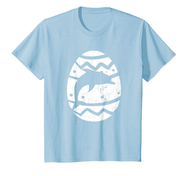 Vintage Dolphin Easter Egg T-Shirt Funny Dolphin Easter Gift