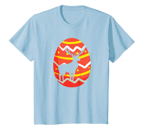 Funny Deer Easter Egg T-Shirt Gifts for Kids Boys Girls