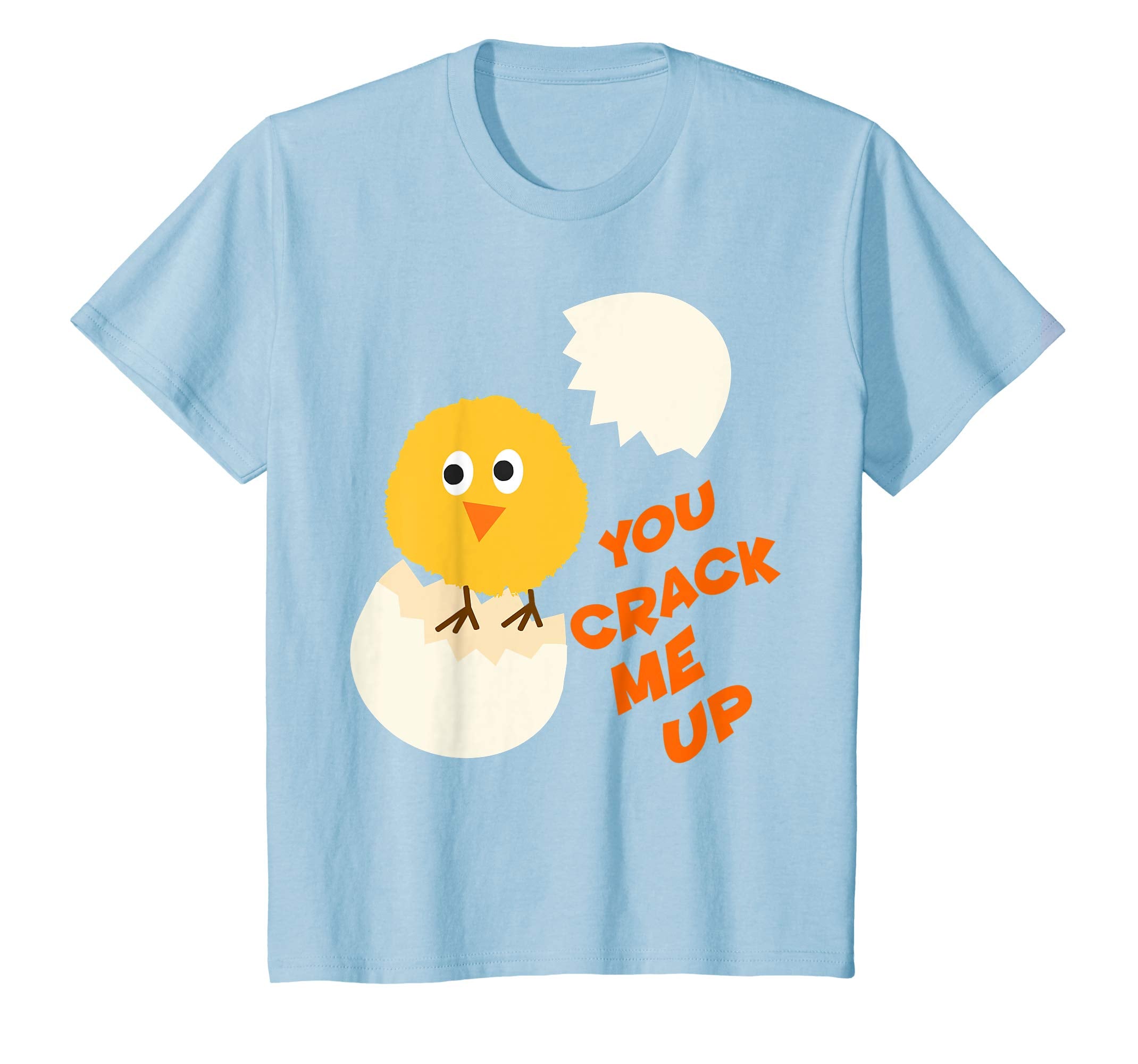 You Crack Me Up! Cute Baby Chick And Egg Easter T-Shirt