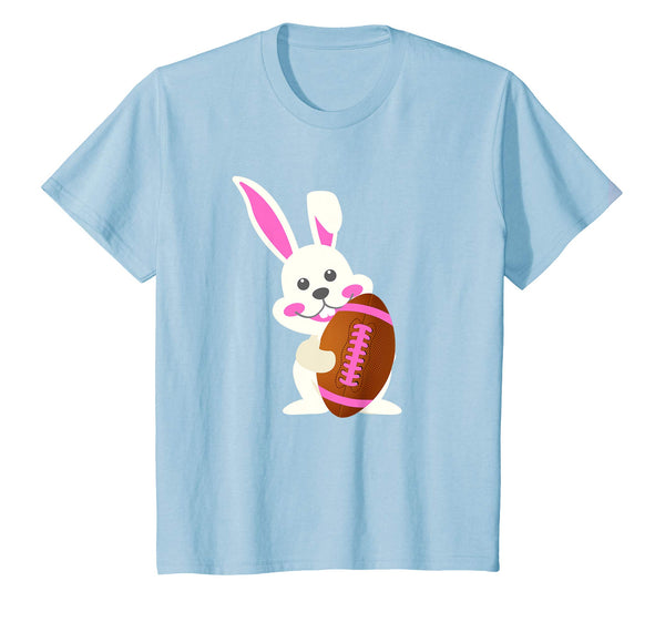 Football Easter Bunny Egg T-Shirt Funny for Kids Boys Girls