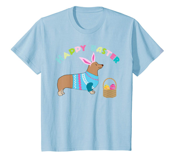 Corgi Easter T-shirt Pembroke Welsh Corgi in Dog Dress
