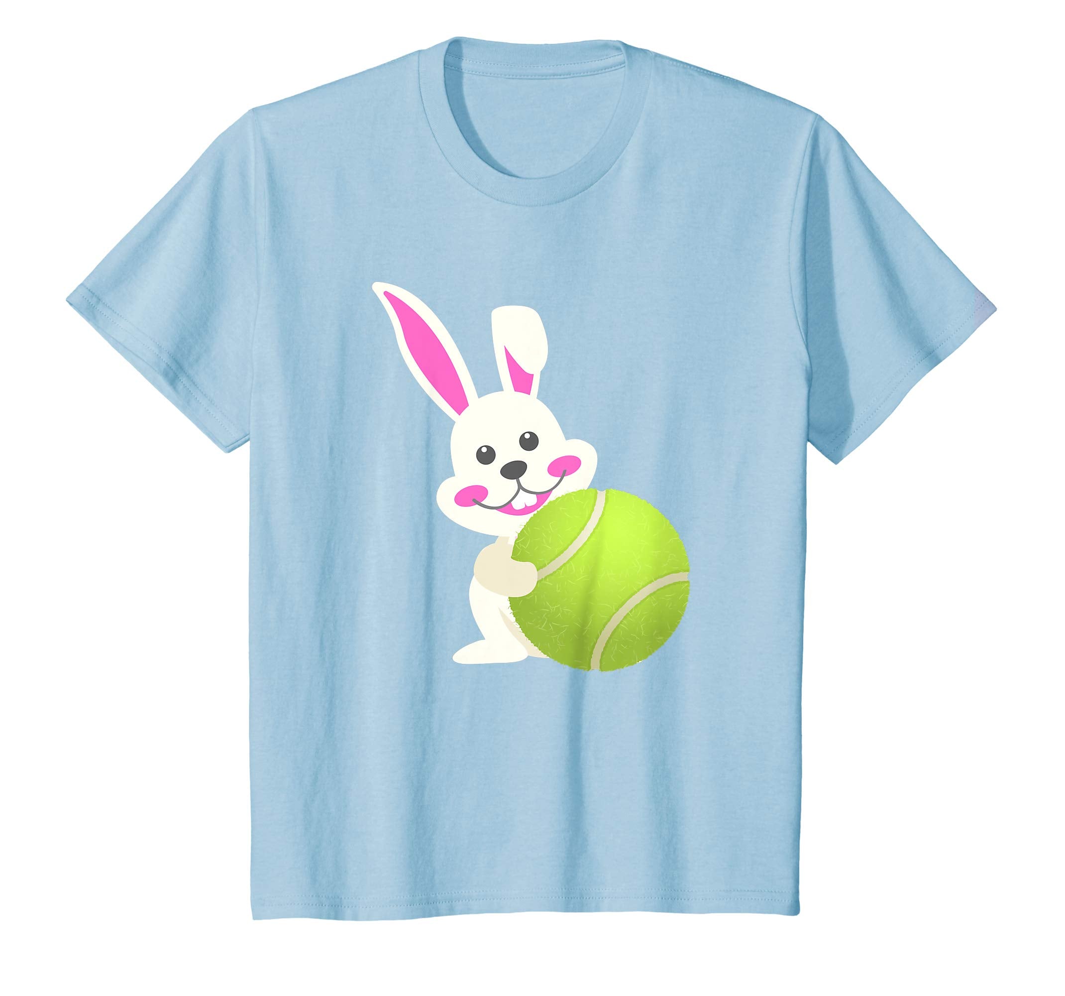 Easter Bunny with Tennis Shirt Gifts for Kids Boys Girls