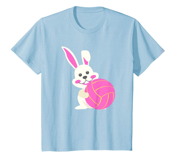 Volleyball Easter Bunny Egg T-Shirt Funny for Kids Boys Girl
