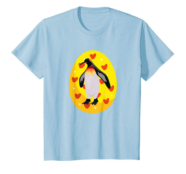 Cute Penguin Easter Eggs T-Shirt Gifts for Kids Boys Girls